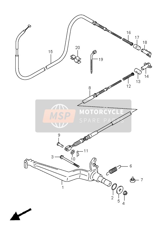 5851027H00, Tuberia De Freno, Suzuki, 2