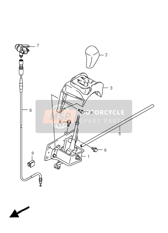 5794127H10, Cover, T/m Lever, Suzuki, 0