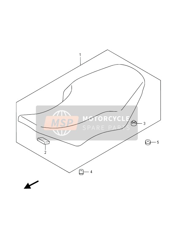 Suzuki LT-Z400 QUADSPORT 2013 Posto A Sedere per un 2013 Suzuki LT-Z400 QUADSPORT