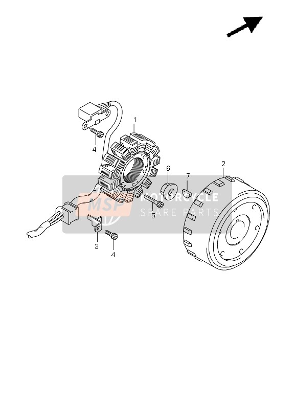 Suzuki LT-Z400(Z) QUADSPORT 2010 Aimants pour un 2010 Suzuki LT-Z400(Z) QUADSPORT