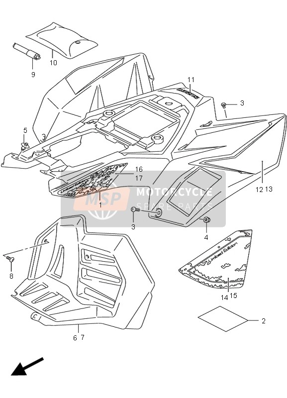 6817645GC0HNN, Tape, Lh, Suzuki, 1