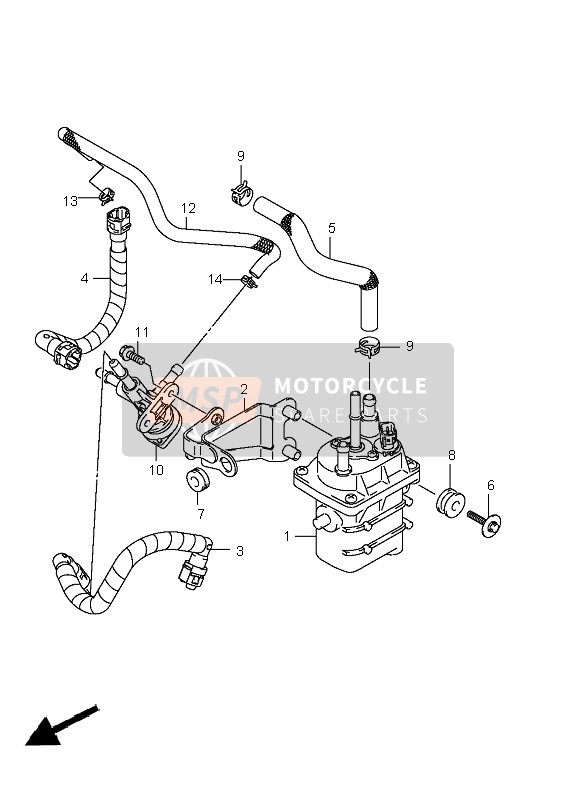 4430045G21, Cock Assy,Fuel No.2, Suzuki, 1