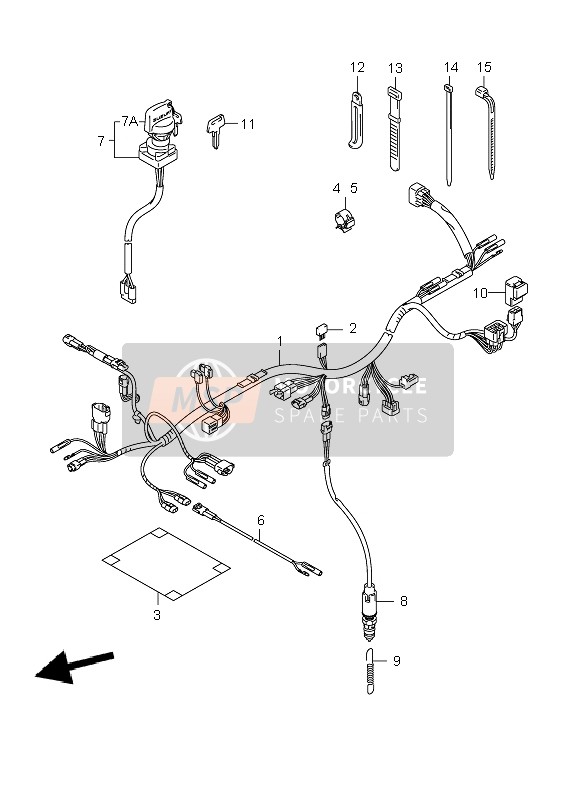 0940325401, Klemmring, Suzuki, 2