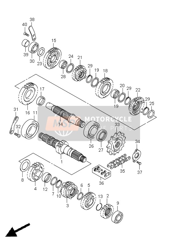 2751107G00, Ritzel, Suzuki, 3