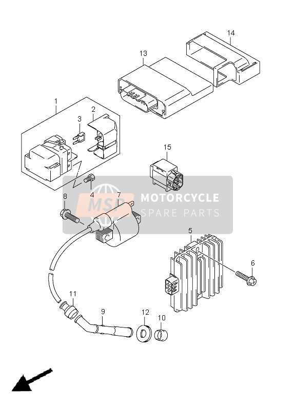 Suzuki LT-A750X(Z) KINGQUAD AXi 4X4 2011 Electrical for a 2011 Suzuki LT-A750X(Z) KINGQUAD AXi 4X4