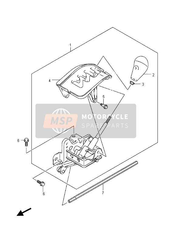 Suzuki LT-A500XP(Z) KINGQUAD AXi 4x4 2014 Shift Lever for a 2014 Suzuki LT-A500XP(Z) KINGQUAD AXi 4x4