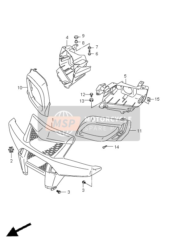 La grille de devant (LT-A750XP P33)