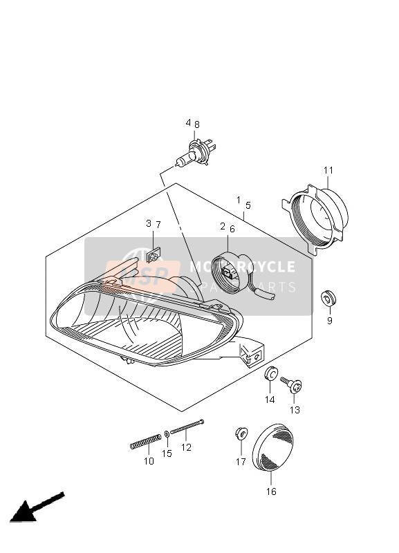 Headlamp (LT-A500XP P28)