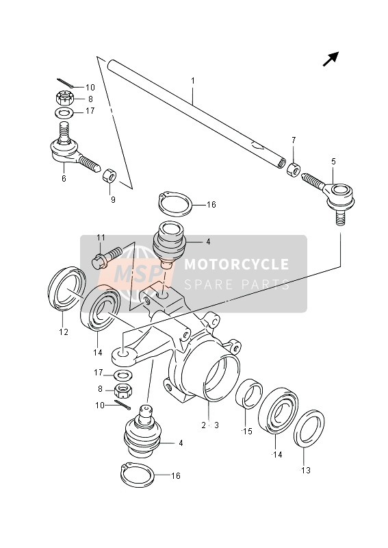 Steering Knuckle (LT-A400F P24)