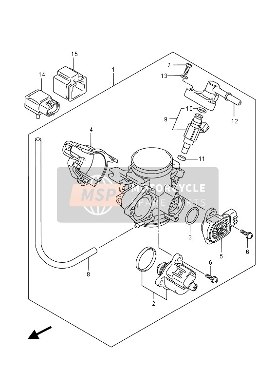 1562010G00, Sensor, Air Pressure, Suzuki, 1