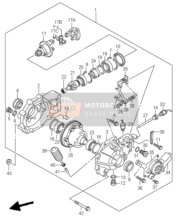 2713003GA0, Yoke Assy, Suzuki, 3