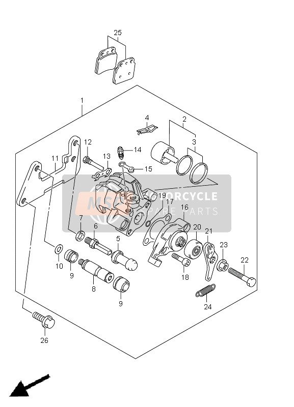 BREMSSATTEL HINTEN