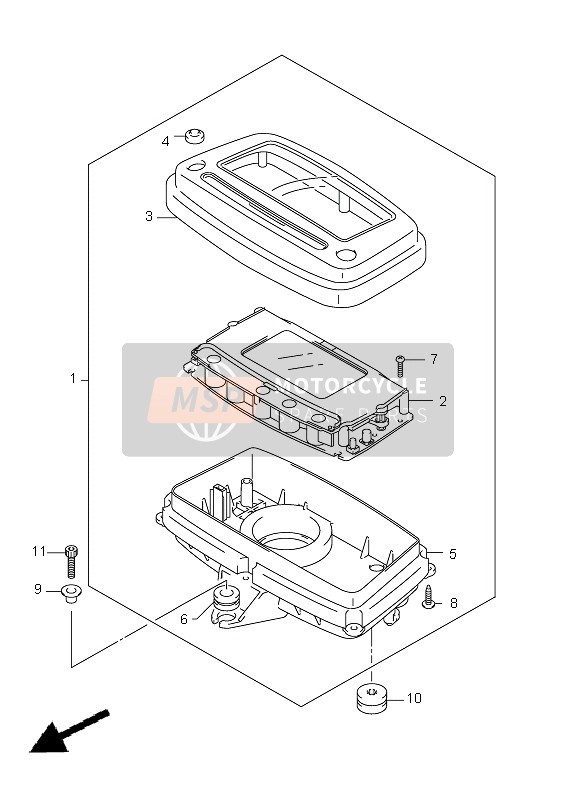 Speedometer (LT-A500XP P17)