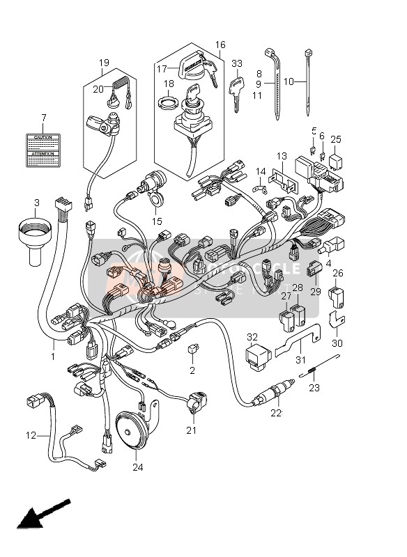 Wiring Harness (LT-A750XPZ P17)