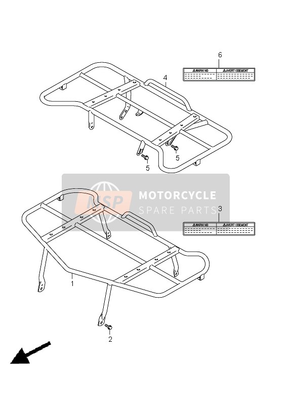 Suzuki LT-A750XP(Z) KINGQUAD AXi 4x4 2012 Vettore (LT-A750XP P17) per un 2012 Suzuki LT-A750XP(Z) KINGQUAD AXi 4x4