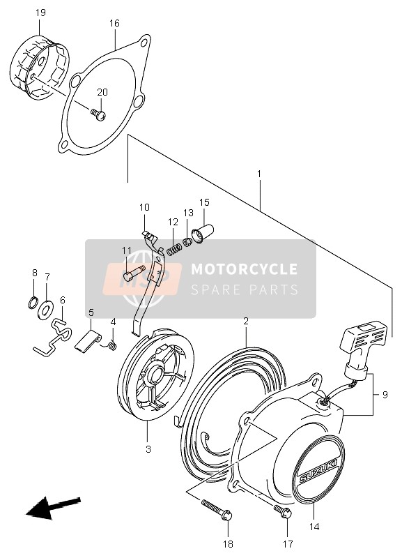 1813104411, Ratsche, Suzuki, 0