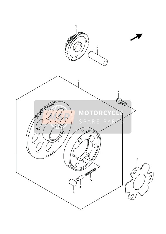 1260008812, Ensemble Demarreur, Suzuki, 0