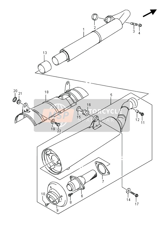 1479031G70, .Cover,Muffler Tail, Suzuki, 0