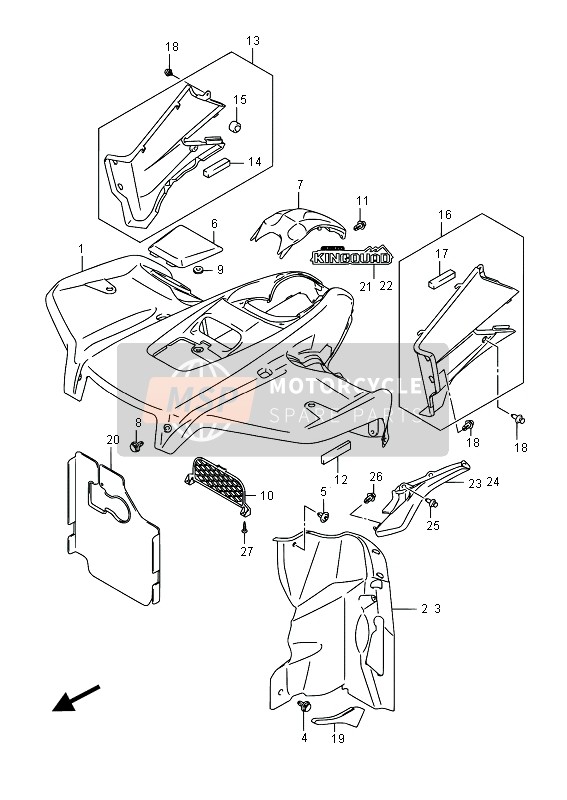 Front Fender (LT-A750XZ)