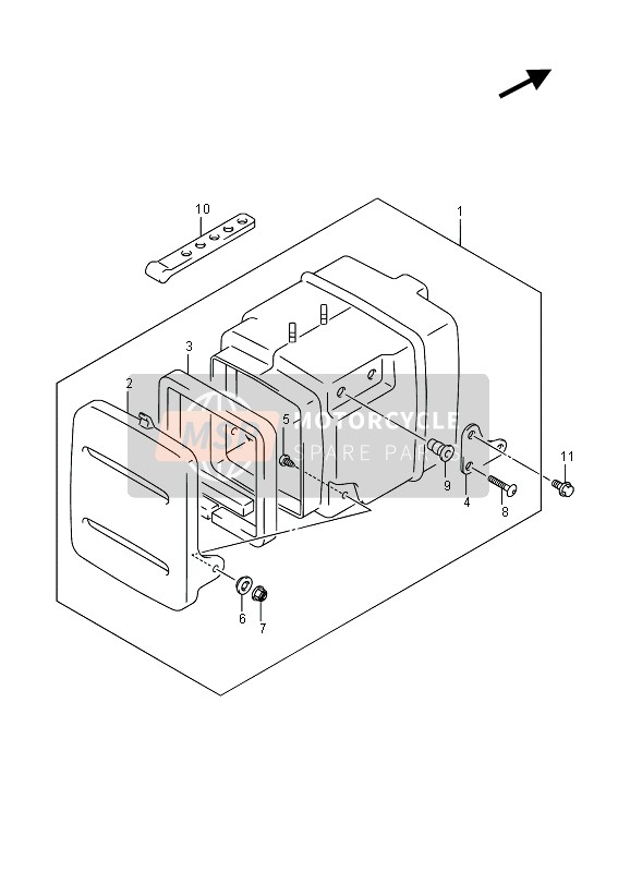 Caja trasera