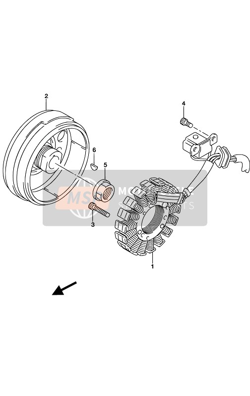 071300525A, Bulón Cojinete, Suzuki, 1