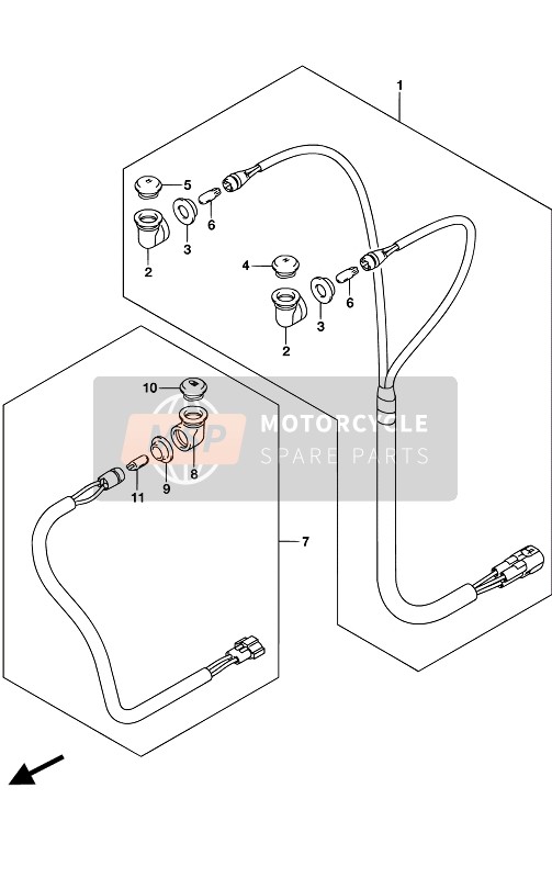 Suzuki LT-F250 2017 Témoin lumineux pour un 2017 Suzuki LT-F250