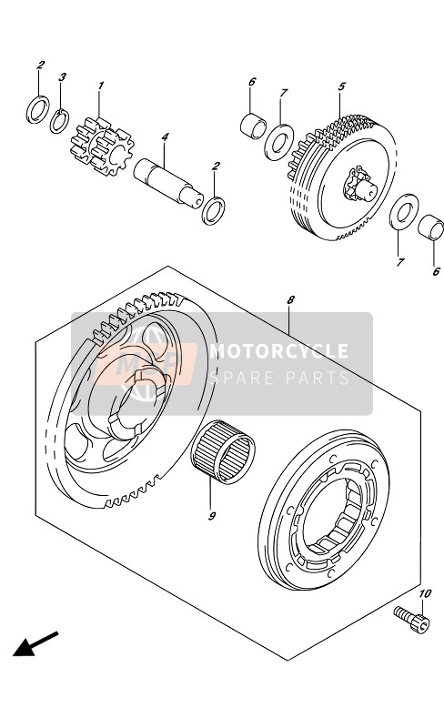 Suzuki LT-Z400 2017 Inicio Embrague para un 2017 Suzuki LT-Z400