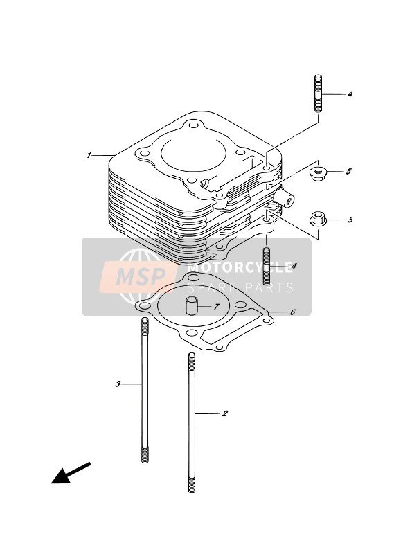 1124118A20, Gasket,Cylinder, Suzuki, 3