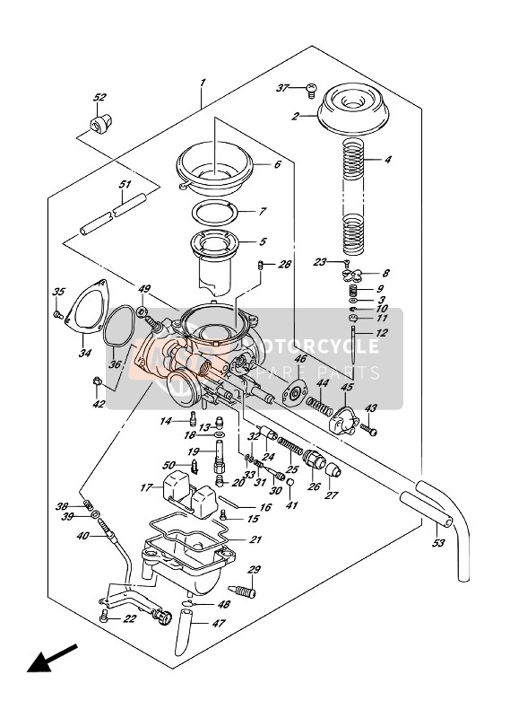 Suzuki LT-F250 2018 Carburateur pour un 2018 Suzuki LT-F250