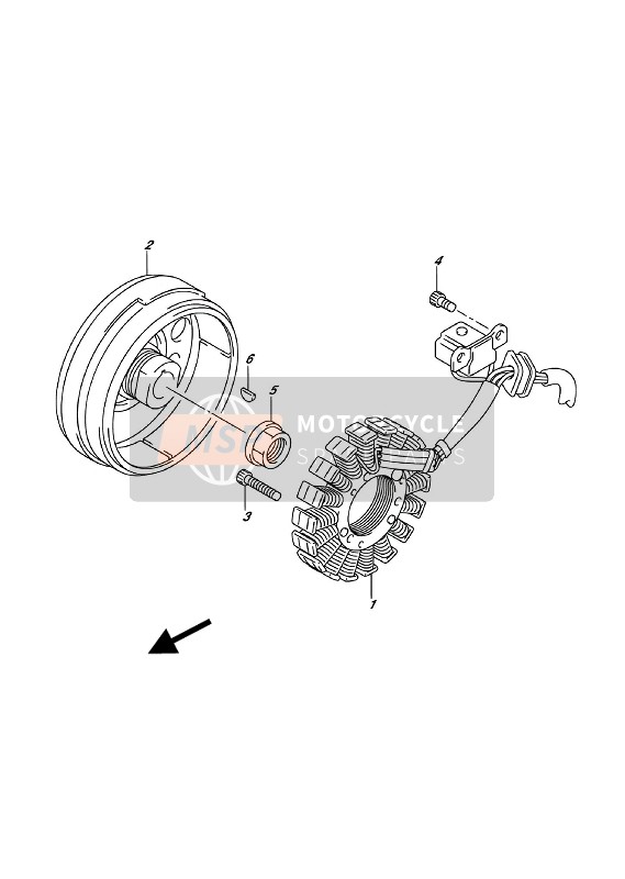 Suzuki LT-F250 2018 Magneti per un 2018 Suzuki LT-F250