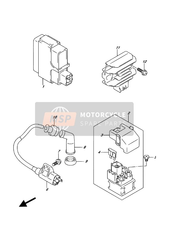 Suzuki LT-F250 2018 Electrical for a 2018 Suzuki LT-F250