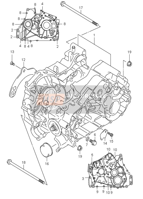 0910310053, Bolt (10X180), Suzuki, 1