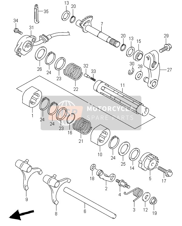 Suzuki LT-A400 EIGER 4X2 2002 Gear Shifting for a 2002 Suzuki LT-A400 EIGER 4X2