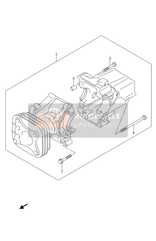 Suzuki LT-Z50 QUADSPORT 2019 Carter pour un 2019 Suzuki LT-Z50 QUADSPORT