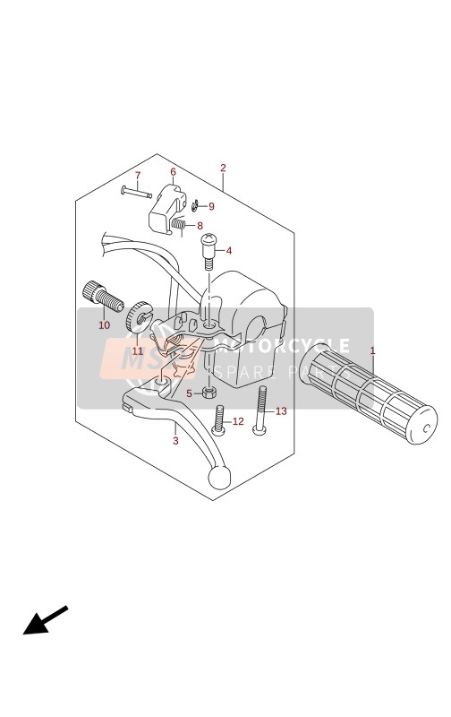 LH HANDLE LEVER