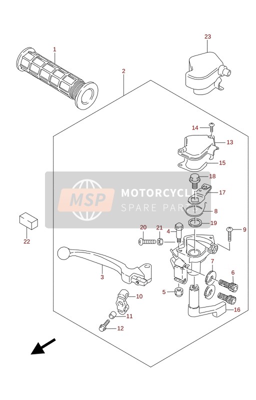 RH HANDLE LEVER