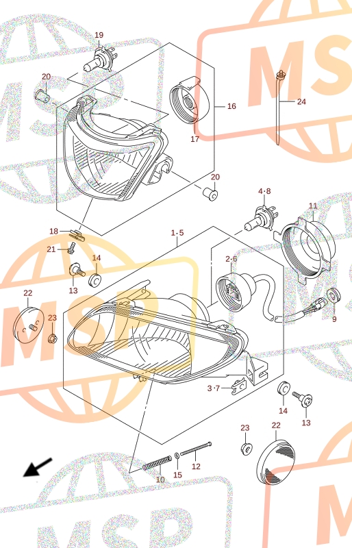 0947112241, Ampoule, Suzuki, 1