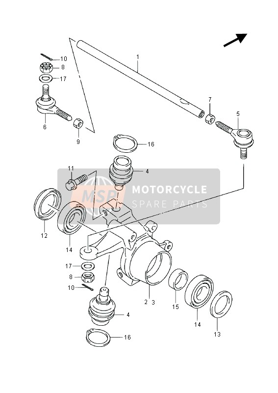 ACHSSCHENKEL (LT-F400F)