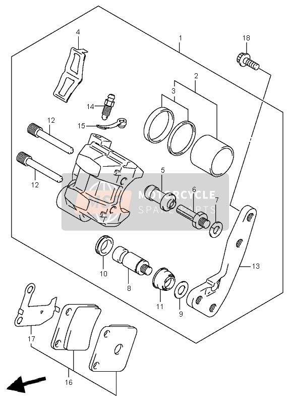 5910138810, Pad & Shim Set Rh, Suzuki, 0