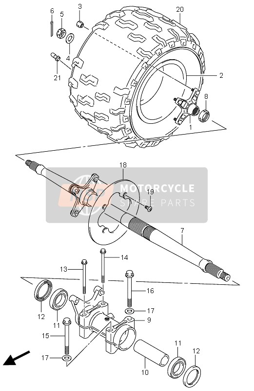 0910312027, Bolt, Housing Rear Lh, Suzuki, 0