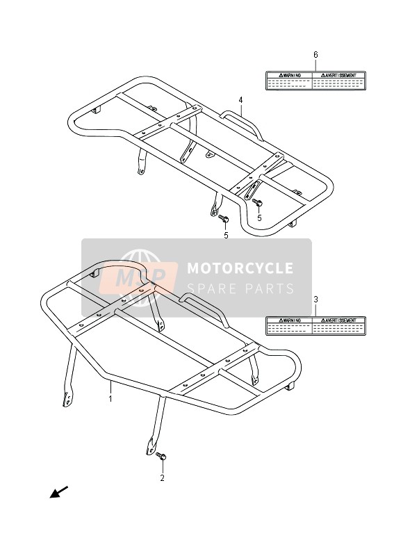 Suzuki LT-A500X(Z) KINGQUAD AXi 4x4 2013 Vettore (LT-A500XZ P17) per un 2013 Suzuki LT-A500X(Z) KINGQUAD AXi 4x4