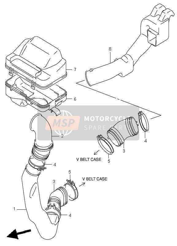 Belt Cooling Duct