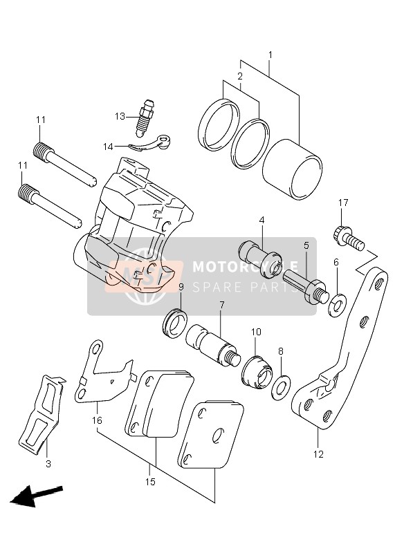 5915138F00, Bracket, Rh, Suzuki, 2