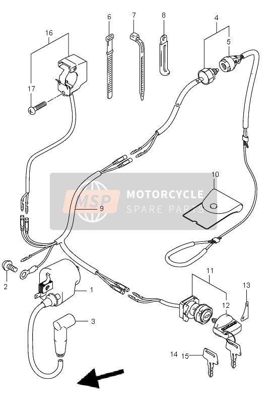 Suzuki LT-A50 QUADSPORT 2004 Electrical for a 2004 Suzuki LT-A50 QUADSPORT