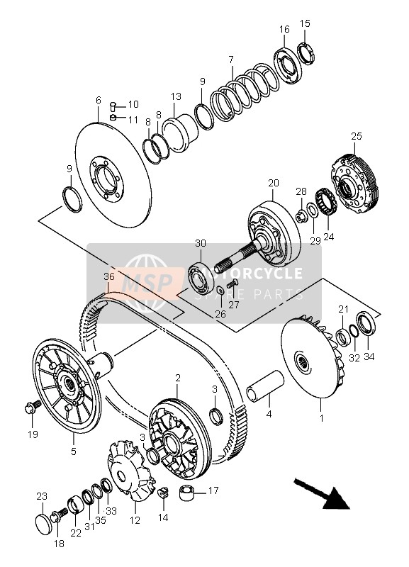 2110031G00, Housing, Clutch, Suzuki, 0