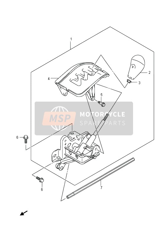 Suzuki LT-A500XP(Z) KINGQUAD AXi 4x4 2013 Shift Lever for a 2013 Suzuki LT-A500XP(Z) KINGQUAD AXi 4x4