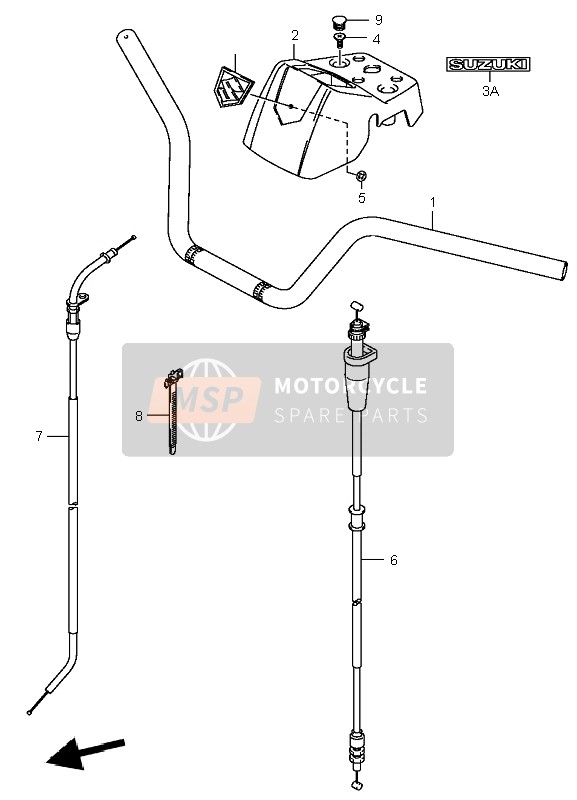 6872105D018YM, Emblem,""Suzuki"", Suzuki, 2