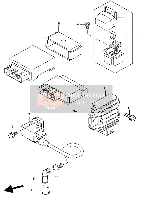 Suzuki LT-A400 EIGER 4X2 2005 Electrical for a 2005 Suzuki LT-A400 EIGER 4X2