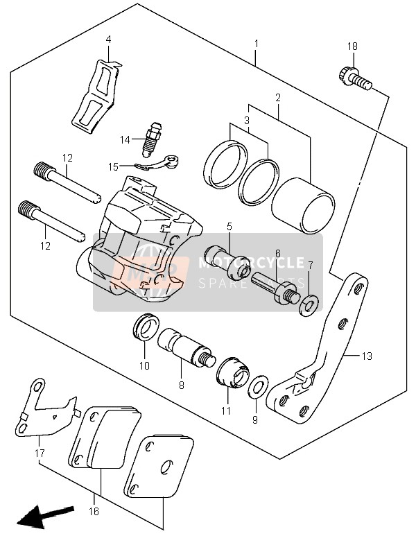 BREMSSATTEL VORNE