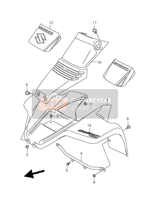 6815540BF0ANP, Tape, Center Cover, Suzuki, 0